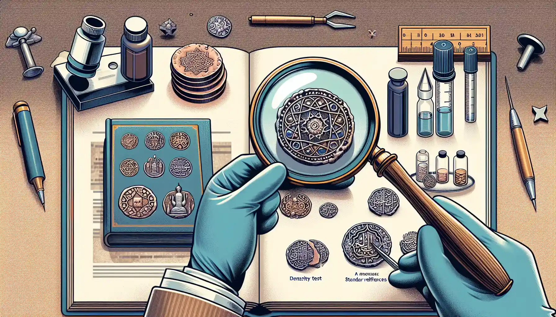 Techniques for Authenticating Ancient Islamic Coins